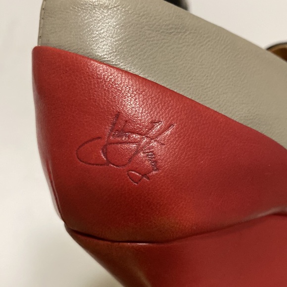 John Fluevog Rare Color Block Leather Shoes. - Picture 6 of 14